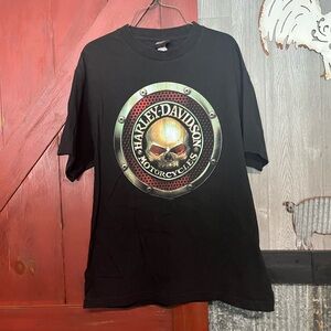 Harley-Davidson Black Graphic T-Shirt large lot of 3